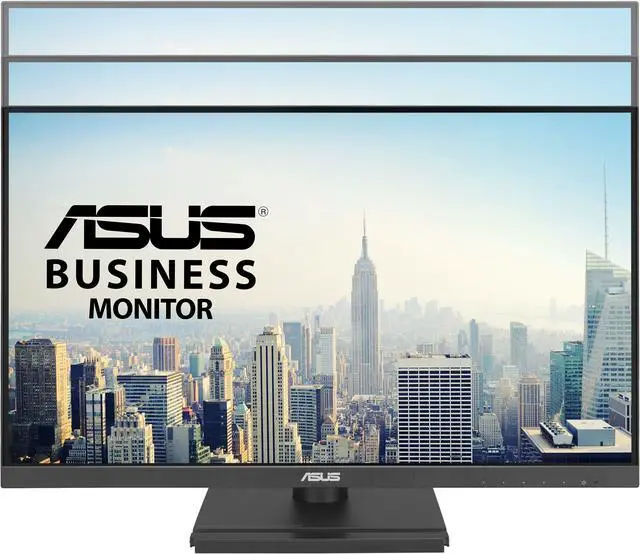 Alt view image 4 of 12 - ASUS VA24DQFS Business Monitor – 24" (23.8" viewable), IPS, Full HD, Frameless, 100Hz, Adaptive-Sync, 1ms MPRT, HDMI, DisplayPort, VGA, Low Blue Light, Flicker Free, Ergonomic Design, Wall Mountable