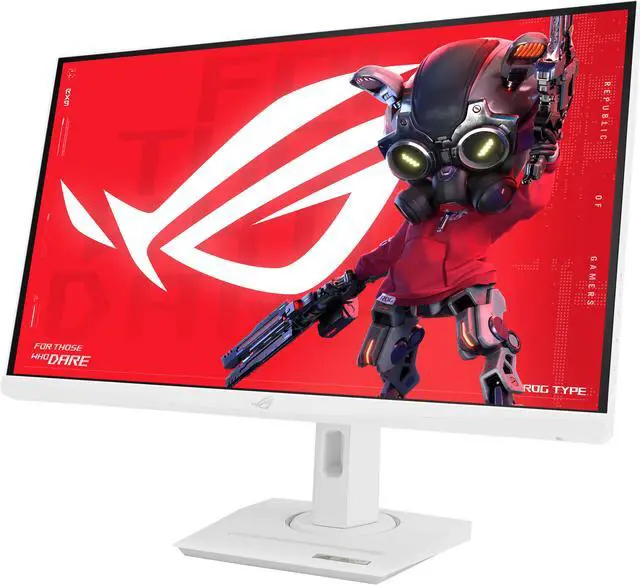 Alt view image 3 of 8 - ASUS ROG Strix 27" 1440P USB-C HDR Gaming Monitor (XG27ACG-W) - White, QHD, 180Hz, 1ms, Fast IPS, DCI-P3 95%, Extreme Low Motion Blur Sync, G-Sync Compatible, Tripod Socket, AI Gaming