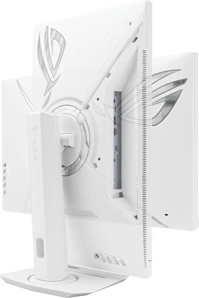 Alt view image 8 of 8 - ASUS ROG Strix 27" 1440P USB-C HDR Gaming Monitor (XG27ACG-W) - White, QHD, 180Hz, 1ms, Fast IPS, DCI-P3 95%, Extreme Low Motion Blur Sync, G-Sync Compatible, Tripod Socket, AI Gaming