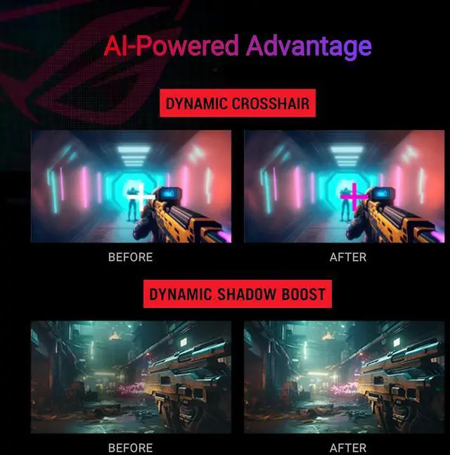 Alt view image 7 of 13 - ASUS 27" 270 Hz Fast IPS QHD Gaming Monitor FreeSync Premium & G-Sync Compatible 95% DCI-P3, 125% sRGB ROG Strix XG27ACMG