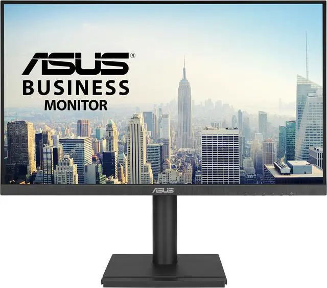 Main image of ASUS 27" 1080P Business Monitor (VA27DQFS) - IPS, Frameless, 100Hz, 1ms, Adaptive-Sync, HDMI, DisplayPort, VGA, for Working and Gaming, Ergonomic Design, Blue Light Filter, Flicker Free