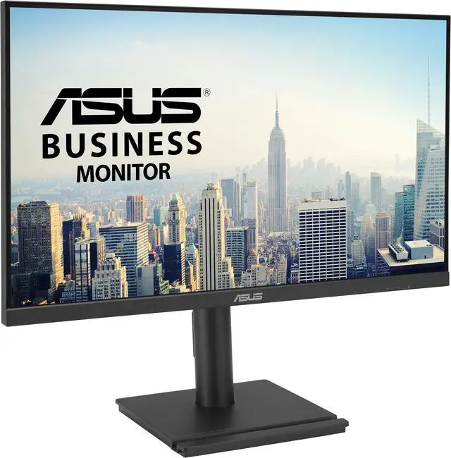 Alt view image 2 of 12 - ASUS 27" 1080P Business Monitor (VA27DQFS) - IPS, Frameless, 100Hz, 1ms, Adaptive-Sync, HDMI, DisplayPort, VGA, for Working and Gaming, Ergonomic Design, Blue Light Filter, Flicker Free