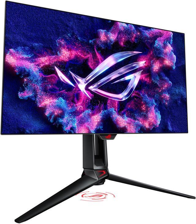 Alt view image 4 of 6 - ASUS ROG Swift OLED 27” 1440P Gaming Monitor (PG27AQDP) - QHD, 480Hz, 0.03ms, G-SYNC Compatible, Custom Heatsink, AI Gaming, DisplayHDR400 True Black, 10-bit, 99% DCI-P3, DisplayWidget