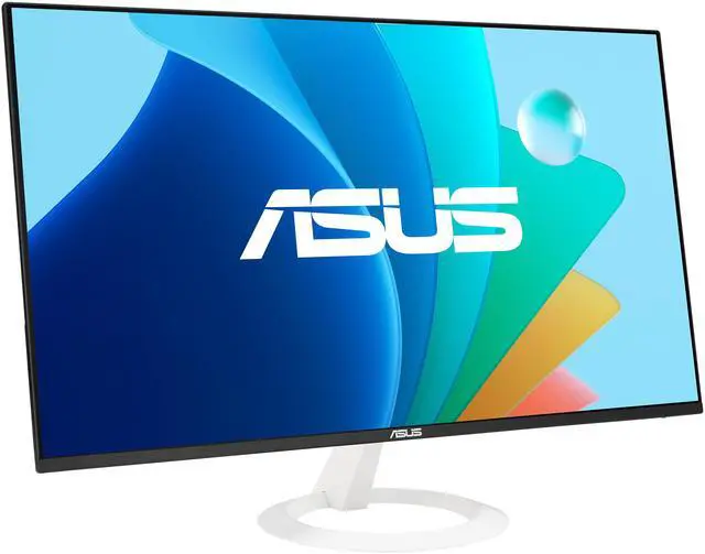 Alt view image 3 of 5 - ASUS 27" (27-inch viewable) Eye Care Monitor (VZ27EHF-W) - Full HD (1920 x 1080), IPS, 100Hz, 1ms, Frameless, Adaptive-Sync, HDMI, Low Blue Light, Flicker Free, Ultra-Slim profile