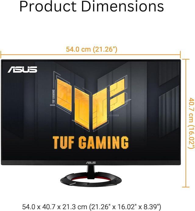 Alt view image 8 of 12 - ASUS TUF Gaming VG249Q3R Gaming Monitor – 23.8", Full HD(1920x1080), 180Hz, Fast IPS, Extreme Low Motion Blur™, 1ms (GTG), FreeSync™, Variable Overdrive, 100% sRGB