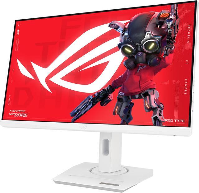 Alt view image 3 of 9 - ASUS ROG Strix 25" (24.5-inch viewable) 1080P HDR Gaming Monitor (XG259QNG-W) - White, Full HD, 380Hz, 0.3ms, Fast IPS, Extreme Low Motion Blur Sync, FreeSync Premium, DisplayWidget, Ergonomic