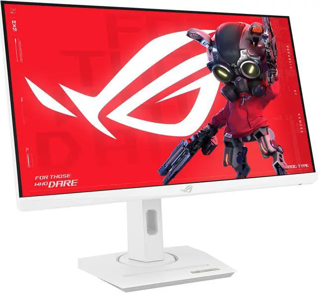 Alt view image 2 of 9 - ASUS ROG Strix 25" (24.5-inch viewable) 1080P HDR Gaming Monitor (XG259QNG-W) - White, Full HD, 380Hz, 0.3ms, Fast IPS, Extreme Low Motion Blur Sync, FreeSync Premium, DisplayWidget, Ergonomic
