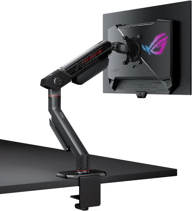 Alt view image 6 of 18 - ASUS ROG Swift 27" (26.5" viewable) 1440P OLED DSC Gaming Monitor (PG27AQDM-R) - QHD (2560x1440) 240Hz, 0.03ms, G-SYNC Compatible, 99% DCI-P3, True 10-bit, Monitor Arm Included
