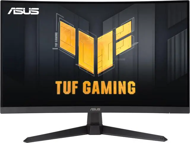 Alt view image 3 of 9 - ASUS TUF Gaming 27" 1440P Curved HDR Gaming Monitor (VG27WQ3B) - QHD (2560 x 1440), 180Hz, 0.5ms, 1500R, Extreme Low Motion Blur, FreeSync, 90% DCI-P3, Shadow Boost, DisplayWidget