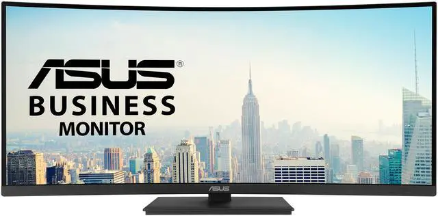 Alt view image 2 of 10 - ASUS 34" Curved USB-C Docking Monitor (VA34VCPSR) - WQHD (3440x1440), 1500R Curvature, Frameless, USB-C PD 96W, RJ45, USB hub, Eye Care, Ergonomic, VESA Wall Mountable