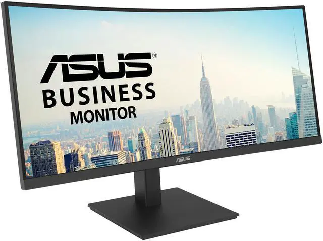 Alt view image 4 of 10 - ASUS 34" Curved USB-C Docking Monitor (VA34VCPSR) - WQHD (3440x1440), 1500R Curvature, Frameless, USB-C PD 96W, RJ45, USB hub, Eye Care, Ergonomic, VESA Wall Mountable