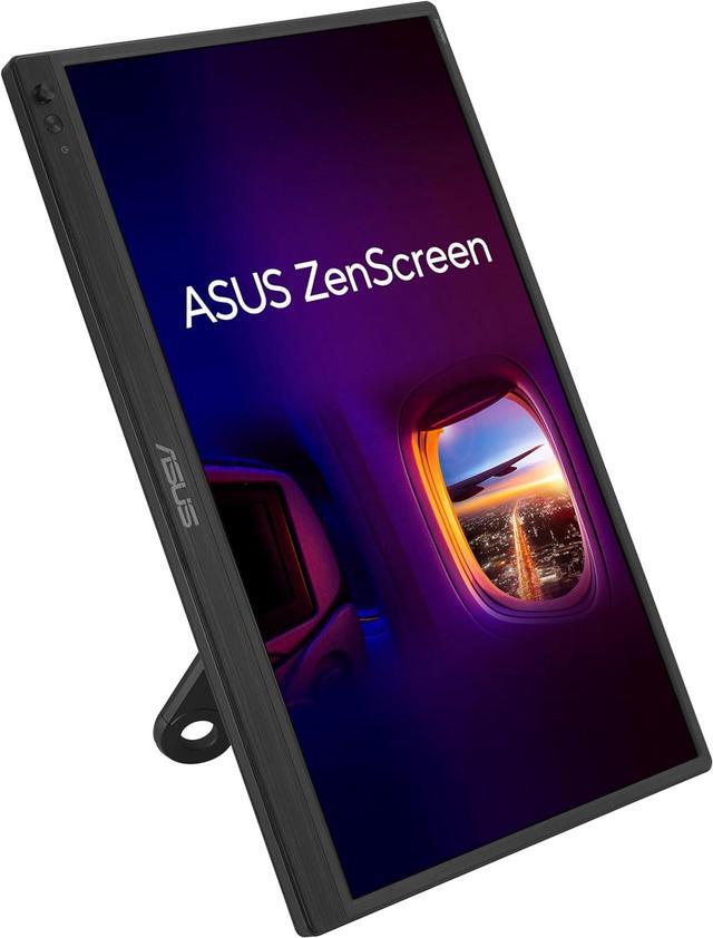 Alt view image 7 of 15 - ASUS ZenScreen 16" Portable USB Monitor (MB169CK) - Full HD, IPS, Dual USB-C, Eye Care, Flicker Free, Blue Light Filter, Anti-glare Surface, 360° Kickstand