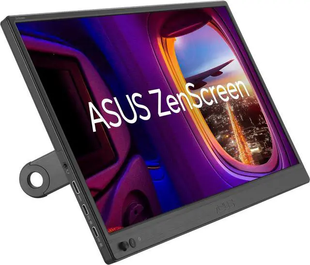Alt view image 5 of 15 - ASUS ZenScreen 16" Portable USB Monitor (MB169CK) - Full HD, IPS, Dual USB-C, Eye Care, Flicker Free, Blue Light Filter, Anti-glare Surface, 360° Kickstand