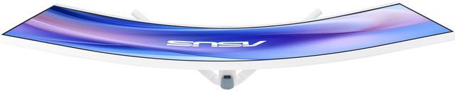 Alt view image 8 of 16 - ASUS 34" Ultra-wide Curved Eye Care Monitor (VU34WCIP-W) - WQHD (3440x1440), 1500R Curvature, Frameless, 100Hz, Nano-ion, SmoothMotion, Eye Care Plus, USB-C PD 65W, Speakers