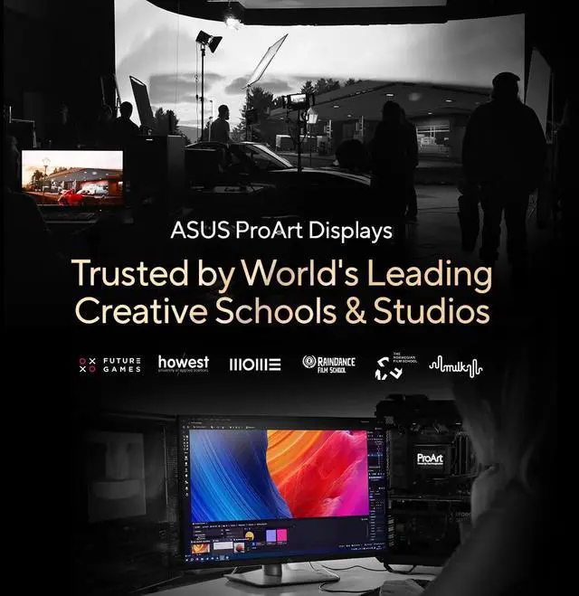 Alt view image 7 of 20 - ASUS ProArt Display 32” 3840 x 2160(4K) HDR QD-OLED Professional Monitor (PA32UCDM) - UHD, Ultra-slim, 240Hz, 0.1ms, Auto Calibration, Dolby Vision, 99% DCI-P3,Delta<1, Dual Thunderbolt 4, Calman Ready