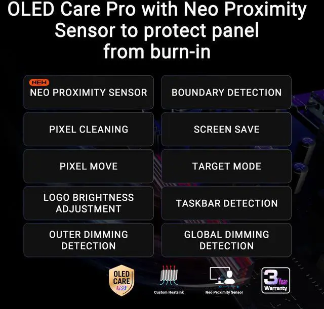 Alt view image 7 of 17 - ASUS ROG Strix OLED XG32UCWMG 32" 4K(3840 x 2160) 240 Hz OLED 0.03ms(GTG) FreeSync Premium Pro & G-Sync Compatible DCI-P3 99% Gaming Monitor