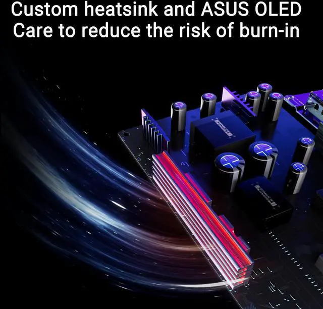 Alt view image 9 of 19 - ASUS ROG Strix OLED XG27AQDMGZ gaming monitor 27" 1440p glossy WOLED panel, 240 Hz, 0.03 ms, custom heatsink, OLED Anti-flicker, ASUS OLED Care,99% DCI-P3, and DisplayWidget Center