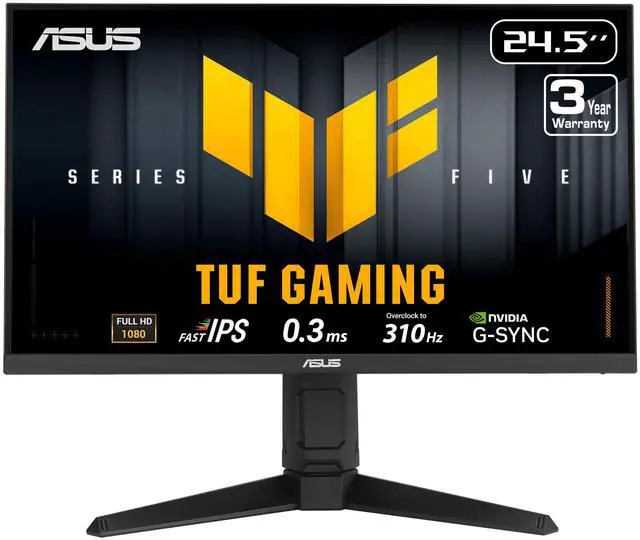 Main image of ASUS TUF Gaming Series 5 - VG259QMRL5A Gaming Monitor – 24.5-inch Full HD Fast-IPS panel, 310Hz(OC), 0.3ms, G-SYNC® compatible AMD FreeSync™ Premium, ELMB SYNC, VESA DisplayHDR™ 400, 99% sRGB