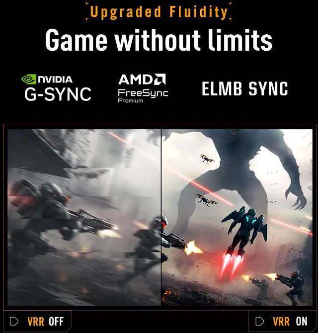 Alt view image 8 of 15 - ASUS TUF Gaming Series 5 - VG259QMRL5A Gaming Monitor – 24.5-inch Full HD Fast-IPS panel, 310Hz(OC), 0.3ms, G-SYNC® compatible AMD FreeSync™ Premium, ELMB SYNC, VESA DisplayHDR™ 400, 99% sRGB