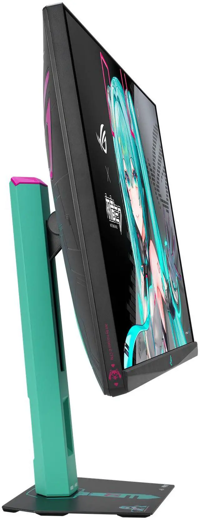 Alt view image 4 of 12 - ASUS ROG Strix XG27ACMEG-G Hatsune Miku Edition Monitor – 27-inch 2560x1440, 260Hz OC (Above 144Hz), 0.3ms (min.), Fast IPS, Extreme Low Motion Blur Sync