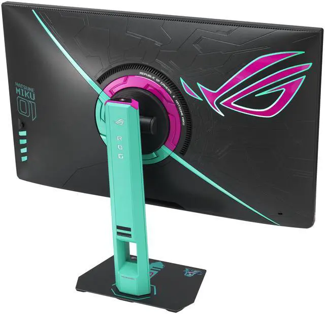 Alt view image 7 of 12 - ASUS ROG Strix XG27ACMEG-G Hatsune Miku Edition Monitor – 27-inch 2560x1440, 260Hz OC (Above 144Hz), 0.3ms (min.), Fast IPS, Extreme Low Motion Blur Sync