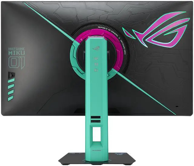 Alt view image 8 of 12 - ASUS ROG Strix XG27ACMEG-G Hatsune Miku Edition Monitor – 27-inch 2560x1440, 260Hz OC (Above 144Hz), 0.3ms (min.), Fast IPS, Extreme Low Motion Blur Sync