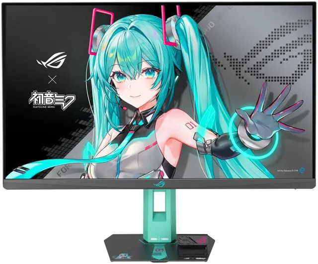 Main image of ASUS ROG Strix XG27ACMEG-G Hatsune Miku Edition Monitor – 27-inch 2560x1440, 260Hz OC (Above 144Hz), 0.3ms (min.), Fast IPS, Extreme Low Motion Blur Sync