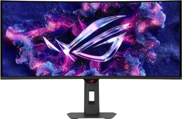Alt view image 2 of 10 - ASUS ROG Strix 34" Ultrawide OLED HDR Gaming Monitor (XG34WCDG) - 3440x1440, 175Hz, 0.03ms, OLED Care Pro, True 10-bit, G-SYNC Compatible, DisplayWidget, Extreme Low Motion Blur
