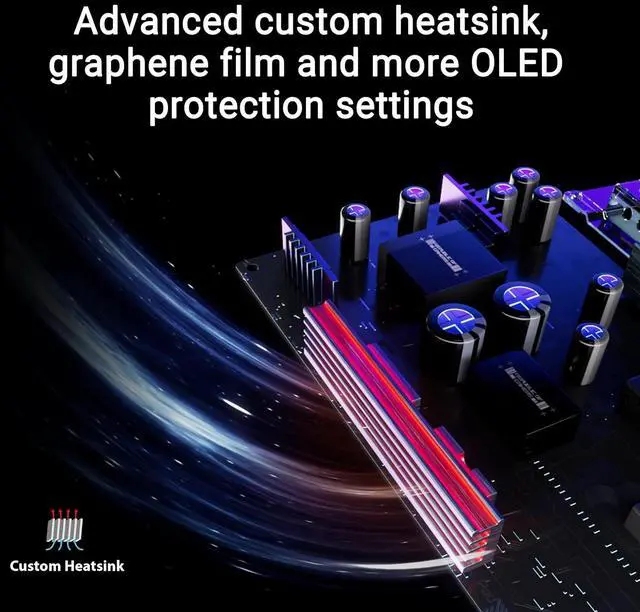 Alt view image 5 of 10 - ASUS ROG Strix 34" Ultrawide OLED HDR Gaming Monitor (XG34WCDG) - 3440x1440, 175Hz, 0.03ms, OLED Care Pro, True 10-bit, G-SYNC Compatible, DisplayWidget, Extreme Low Motion Blur