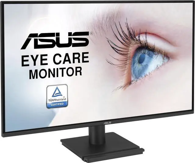 Alt view image 2 of 16 - ASUS 27” 1440P Eye Care Monitor (VA27AQ) - IPS, QHD (2560 x 1440), 99% sRGB, Frameless, HDMI, DisplayPort, VGA, 1ms, Speakers,?Low Blue Light, Flicker Free, VESA Wall Mountable, 3 yr Warranty