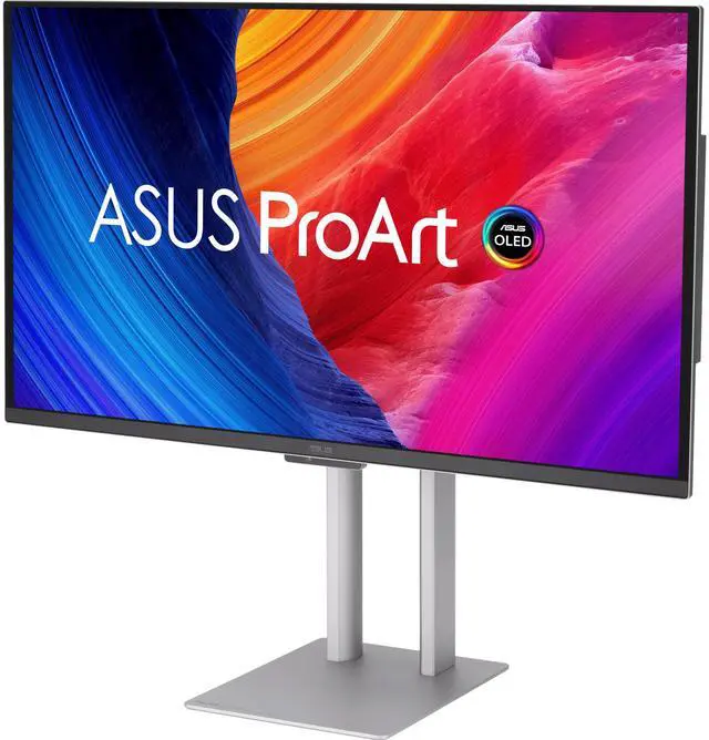 Alt view image 8 of 9 - ASUS ProArt 27 inch UHD 4K 240Hz OLED Professional Computer Monitor Auto Calibration, ?E<1, Calman Ready 1000NIts True Black Thunderbolt 4, USB-C with Height Adjustable, Pivot & Tilt Stand PA27UCDMR