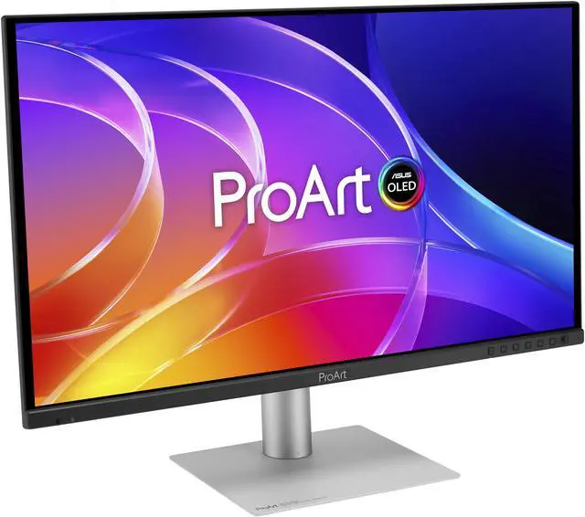 Alt view image 2 of 20 - ASUS ProArt Display 27" 4K OLED USB-C Professional Monitor (PA279CDV) - QD-OLED, 120Hz, HDR10, 99% DCI-P3, ?E < 1.5, Calman Verified, USB-C (96W PD), Auto KVM, Ergonomic Stand, Mac