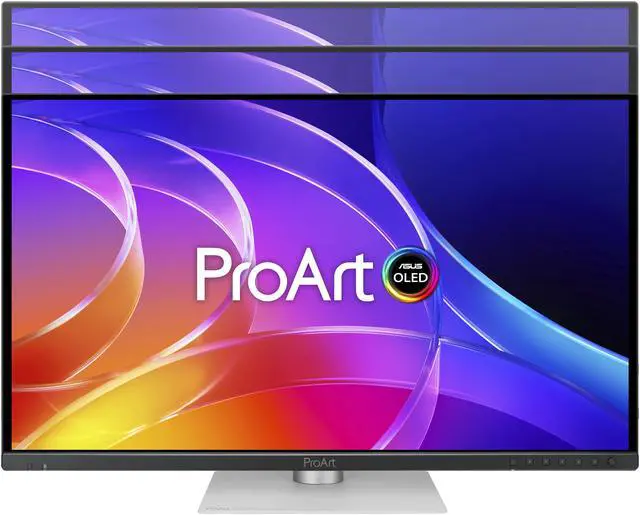 Alt view image 4 of 20 - ASUS ProArt Display 27" 4K OLED USB-C Professional Monitor (PA279CDV) - QD-OLED, 120Hz, HDR10, 99% DCI-P3, ?E < 1.5, Calman Verified, USB-C (96W PD), Auto KVM, Ergonomic Stand, Mac