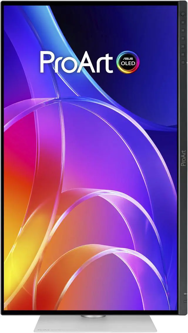 Alt view image 7 of 20 - ASUS ProArt Display 27" 4K OLED USB-C Professional Monitor (PA279CDV) - QD-OLED, 120Hz, HDR10, 99% DCI-P3, ?E < 1.5, Calman Verified, USB-C (96W PD), Auto KVM, Ergonomic Stand, Mac