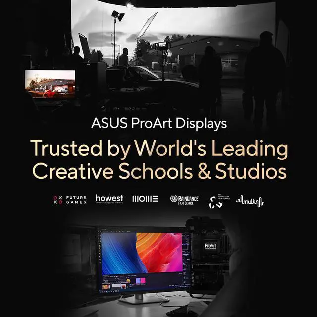 Alt view image 9 of 20 - ASUS ProArt Display 27" 4K OLED USB-C Professional Monitor (PA279CDV) - QD-OLED, 120Hz, HDR10, 99% DCI-P3, ?E < 1.5, Calman Verified, USB-C (96W PD), Auto KVM, Ergonomic Stand, Mac