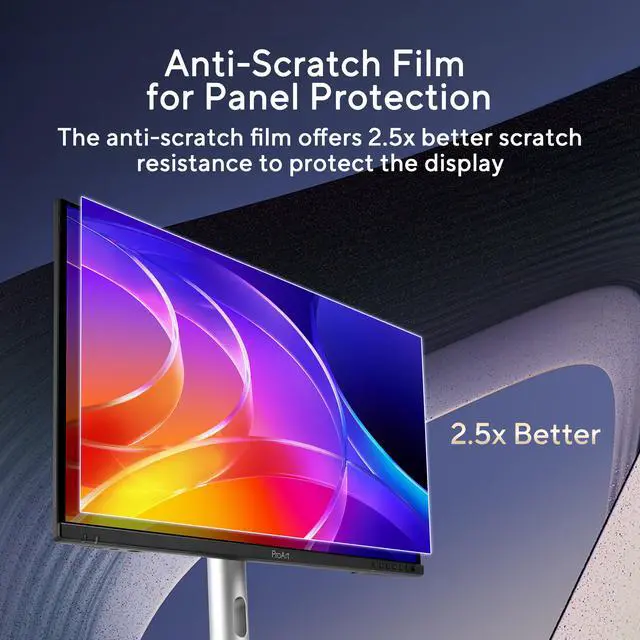 Alt view image 13 of 20 - ASUS ProArt Display 27" 4K OLED USB-C Professional Monitor (PA279CDV) - QD-OLED, 120Hz, HDR10, 99% DCI-P3, ?E < 1.5, Calman Verified, USB-C (96W PD), Auto KVM, Ergonomic Stand, Mac