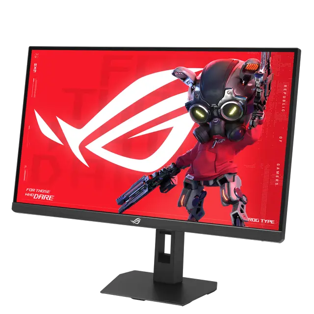 Alt view image 5 of 17 - ASUS ROG 27 Inch 5K HDR Fast IPS Gaming Monitor (XG27JCEG) - Dual mode 5K 80Hz or QHD 320Hz, Extreme Low Motion Blur Sync, USB-C (15W PD), G-SYNC Compatible, Tripod Socket, Aura Sync