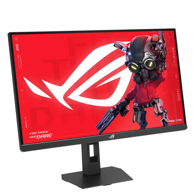 Alt view image 3 of 17 - ASUS ROG 27 Inch 5K HDR Fast IPS Gaming Monitor (XG27JCEG) - Dual mode 5K 80Hz or QHD 320Hz, Extreme Low Motion Blur Sync, USB-C (15W PD), G-SYNC Compatible, Tripod Socket, Aura Sync