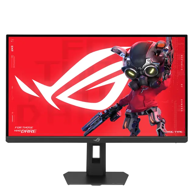 Alt view image 4 of 17 - ASUS ROG 27 Inch 5K HDR Fast IPS Gaming Monitor (XG27JCEG) - Dual mode 5K 80Hz or QHD 320Hz, Extreme Low Motion Blur Sync, USB-C (15W PD), G-SYNC Compatible, Tripod Socket, Aura Sync