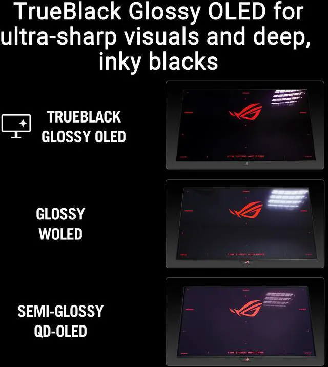 Alt view image 6 of 14 - ASUS ROG 27 Inch 4K 240Hz Tandem RGB OLED Gaming Monitor (PG27UCWM) - Dual Mode HD 480Hz, TrueBlack Glossy, Neo Proximity Sensor, 0.03ms, GaNFET technology, G-SYNC Compatible, DP2.1 for PS5 and Xbox