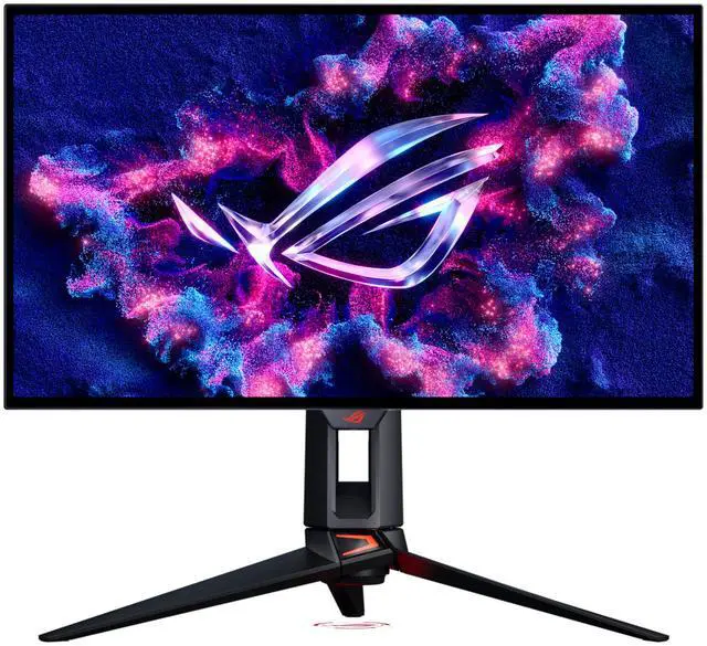 Alt view image 13 of 14 - ASUS ROG 27 Inch 4K 240Hz Tandem RGB OLED Gaming Monitor (PG27UCWM) - Dual Mode HD 480Hz, TrueBlack Glossy, Neo Proximity Sensor, 0.03ms, GaNFET technology, G-SYNC Compatible, DP2.1 for PS5 and Xbox