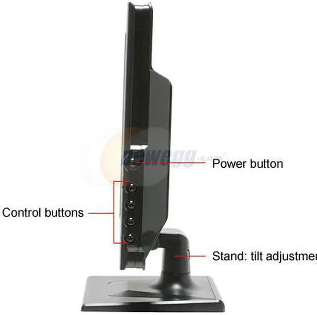 Alt view image 6 of 11 - Cibox 17" SXGA LCD Monitor 8 ms D-Sub C1722