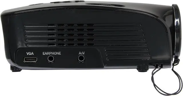 Alt view image 4 of 8 - AAXA M2 HDMI 720p 110 Lumens LCoS Micro Projector W/ Embedded Media Player