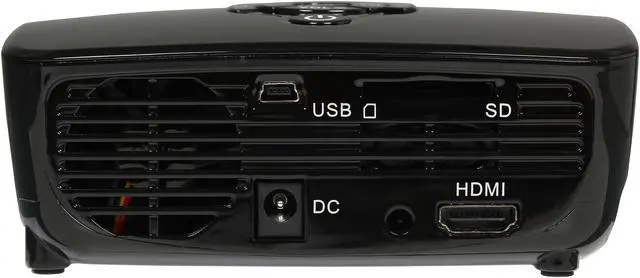 Alt view image 5 of 8 - AAXA M2 HDMI 720p 110 Lumens LCoS Micro Projector W/ Embedded Media Player