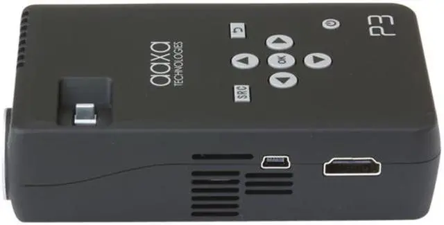 Alt view image 3 of 7 - AAXA P3 Pico Pocket Projector, 50 Lumens LED, HDMI, 1024x600 WSVGA Rechargeable Battery