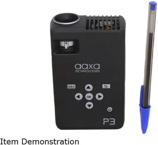 Alt view image 5 of 7 - AAXA P3 Pico Pocket Projector, 50 Lumens LED, HDMI, 1024x600 WSVGA Rechargeable Battery