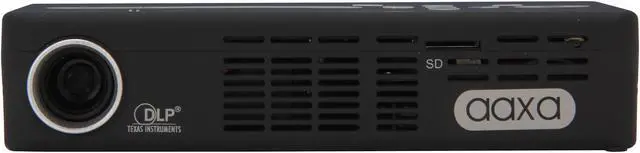 Alt view image 2 of 7 - AAXA P4-X Black DLP Pico / Portable Projector, 854 x 480, 2000:1, 125 ANSI Lumens, HDMI&USB&VGA, Built-in Speaker