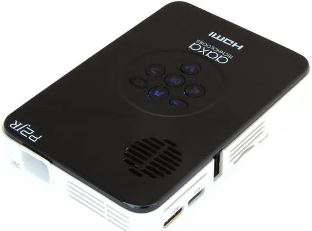 Main image of AAXA P2 Jr Pico Projector with 90 Minutes Battery Life, mini-HDMI, mini-VGA, 20,000 hour LED life, and media player