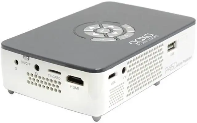 Alt view image 2 of 6 - AAXA P450 Pico/Micro Projector with LED, WXGA 1280x800 HD Resolution, 450 Lumens, Media Player and HDMI, DLP