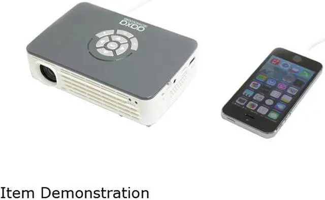 Alt view image 6 of 6 - AAXA P450 Pico/Micro Projector with LED, WXGA 1280x800 HD Resolution, 450 Lumens, Media Player and HDMI, DLP
